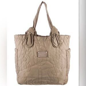 Marc by Marc Jacobs Beige Quilted Tote